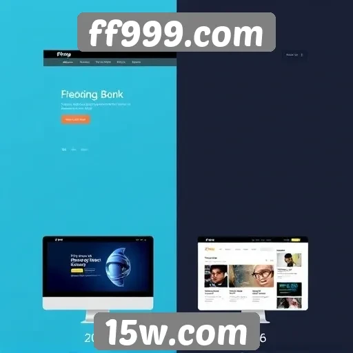 A evolução do design do site ff999.com